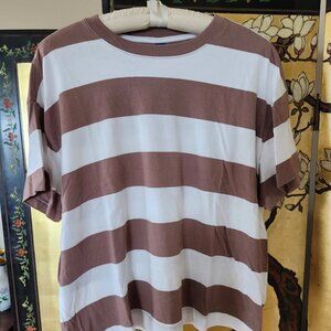 Striped tee shirt (L)